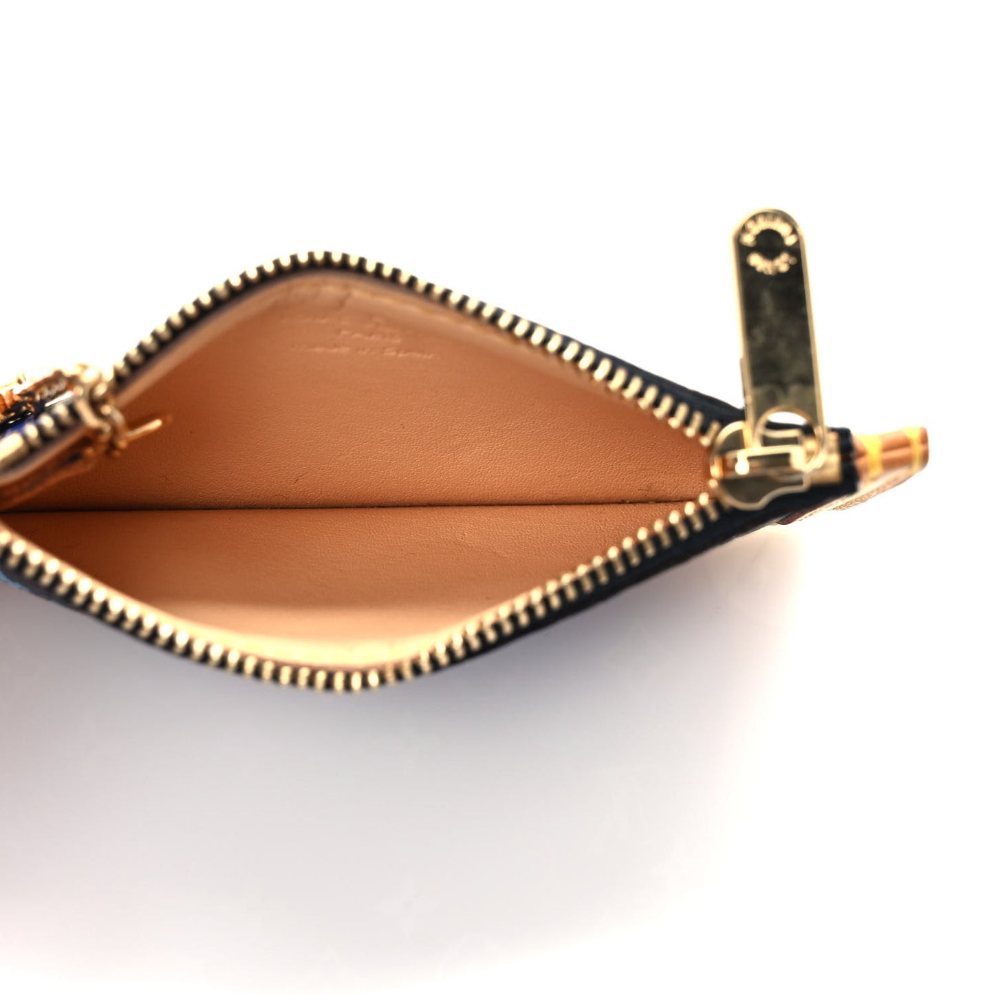 Monogram Multicolor Key Pouch Black