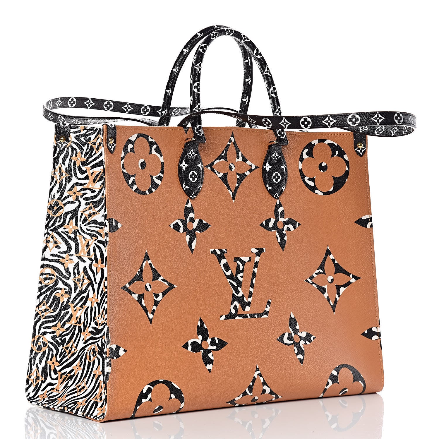 Louis Vuitton Monogram Giant Jungle Onthego GM Ivory 3 of 9