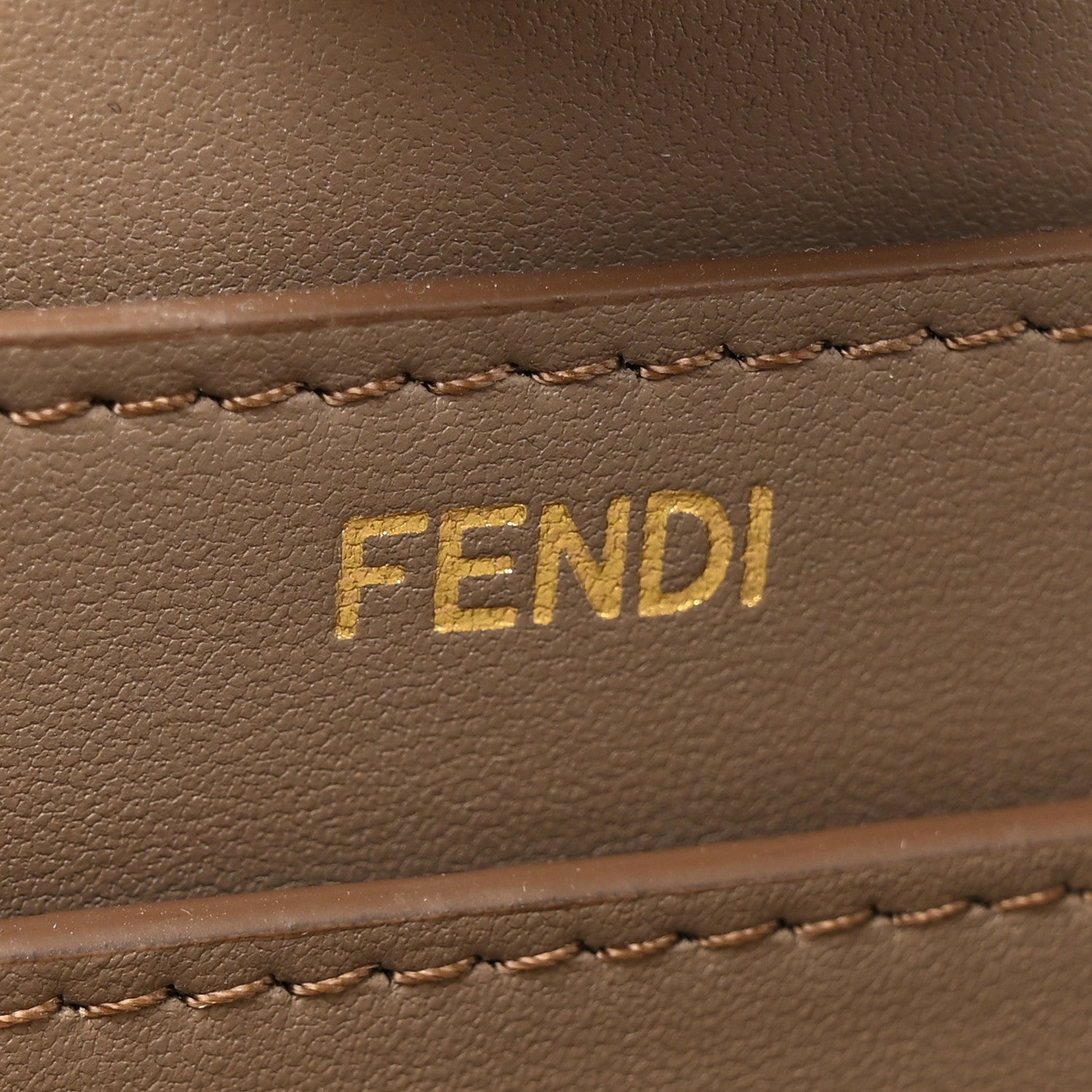 Fendi Curly Shearling Nappa Bi-Color Small Peekaboo I SEE U Satchel Tartufo White 7 of 11