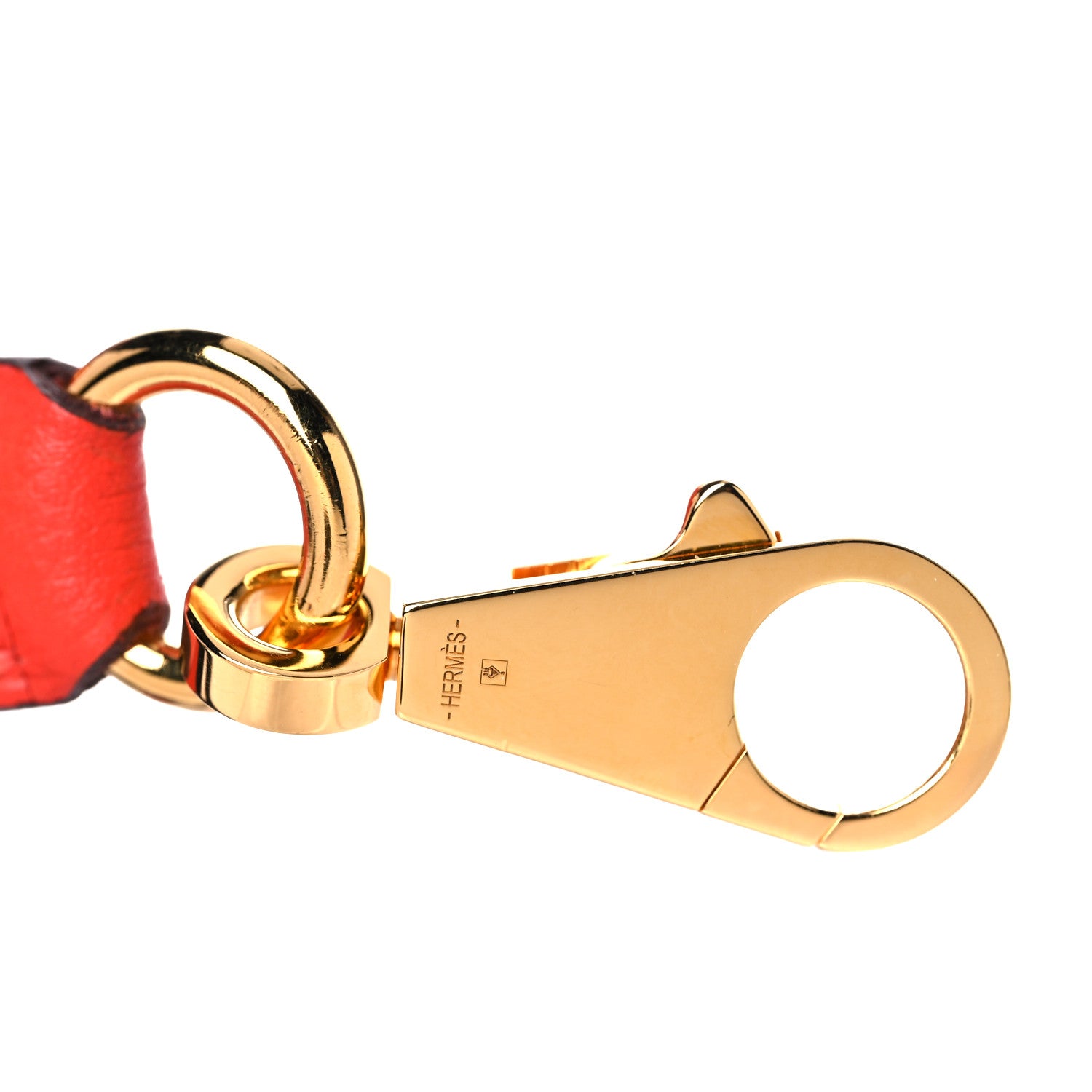 Hermes Evercolor Verso Kelly Retourne 32 Capucine Rouge H 14 of 15