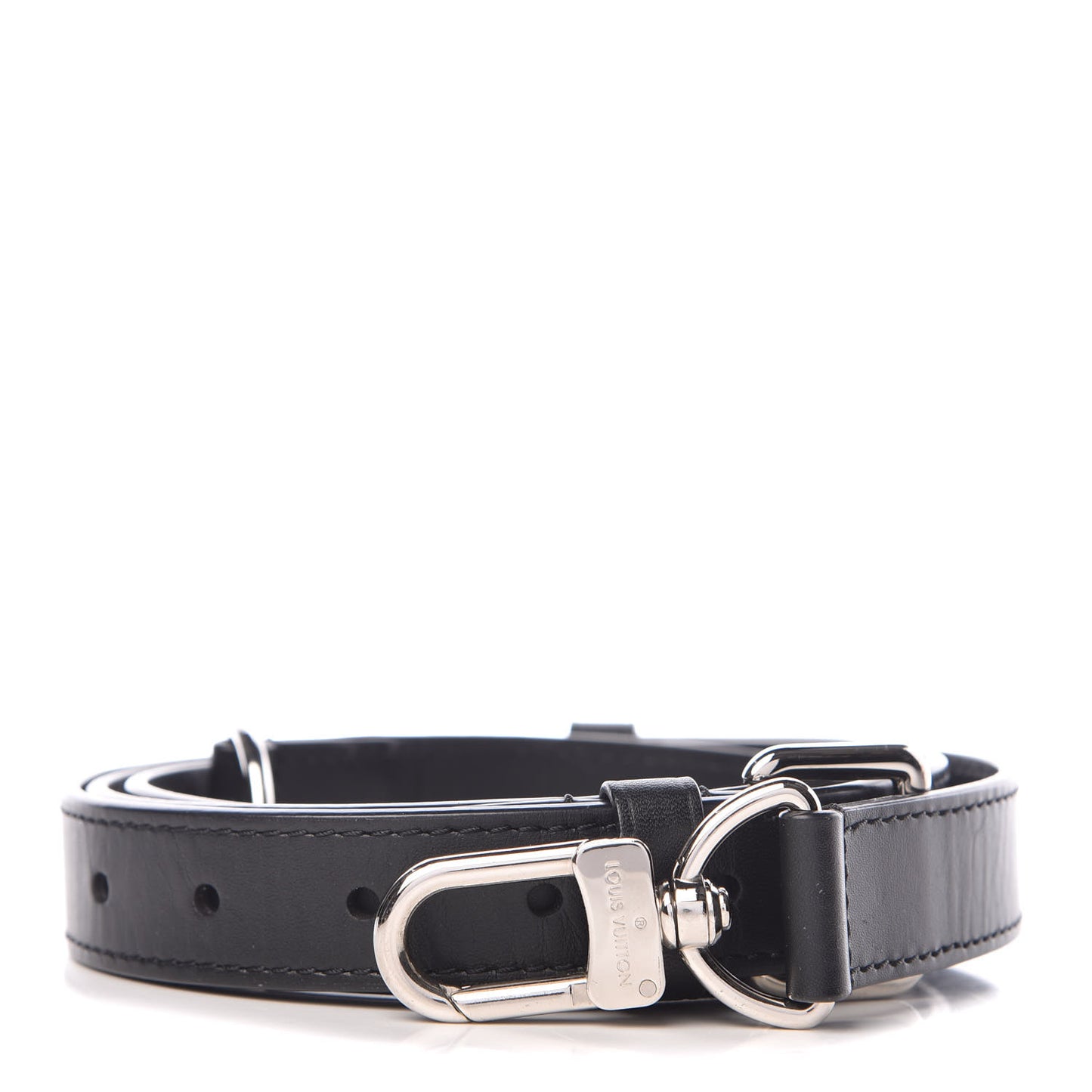 Calfskin 25mm Adjustable Shoulder Strap Black