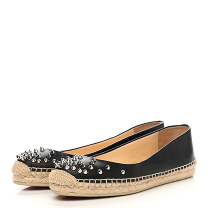 Christian Louboutin Nappa Aliochette Espadrilles 38 Black 3 of 11