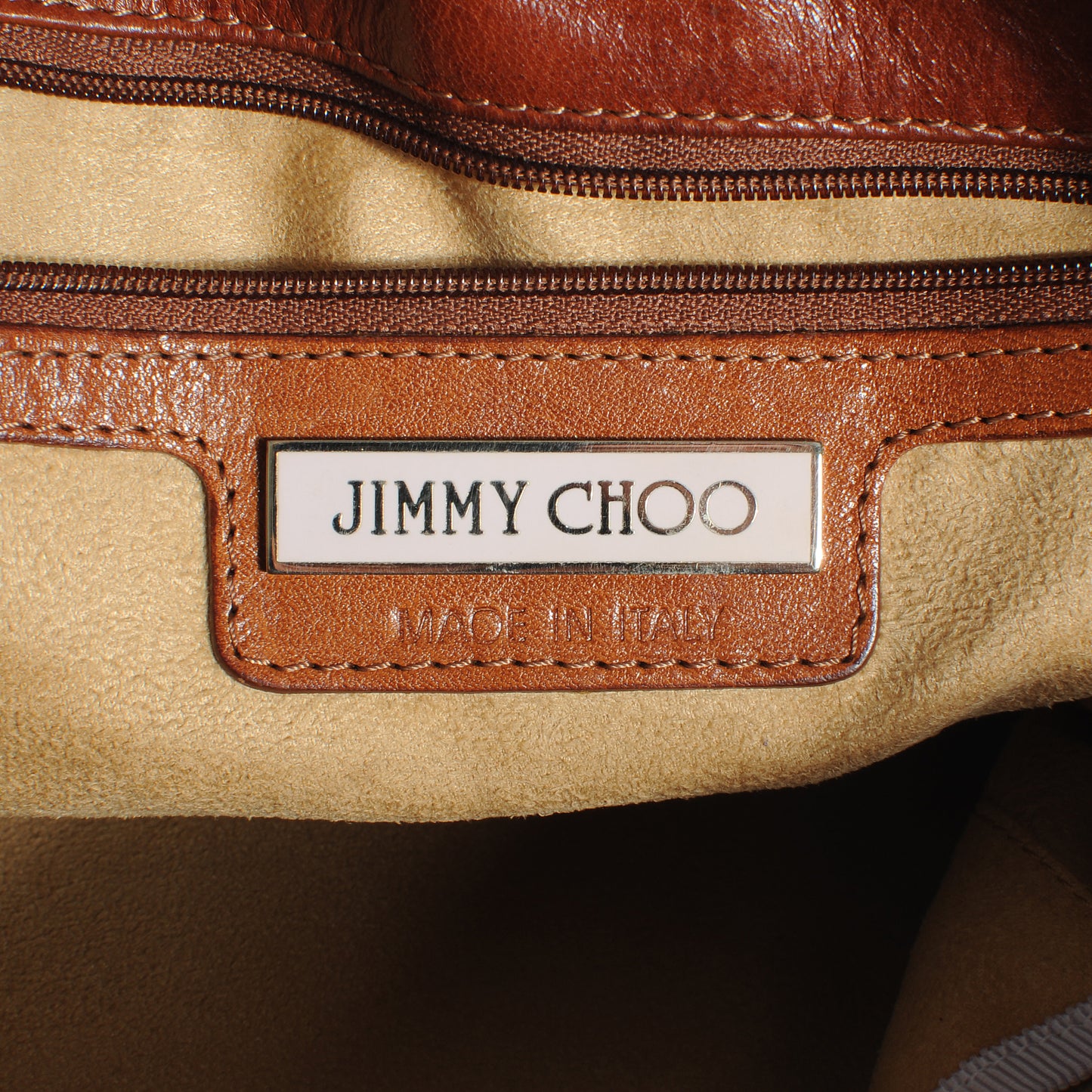 Leather Ruby Hobo Bag Cognac