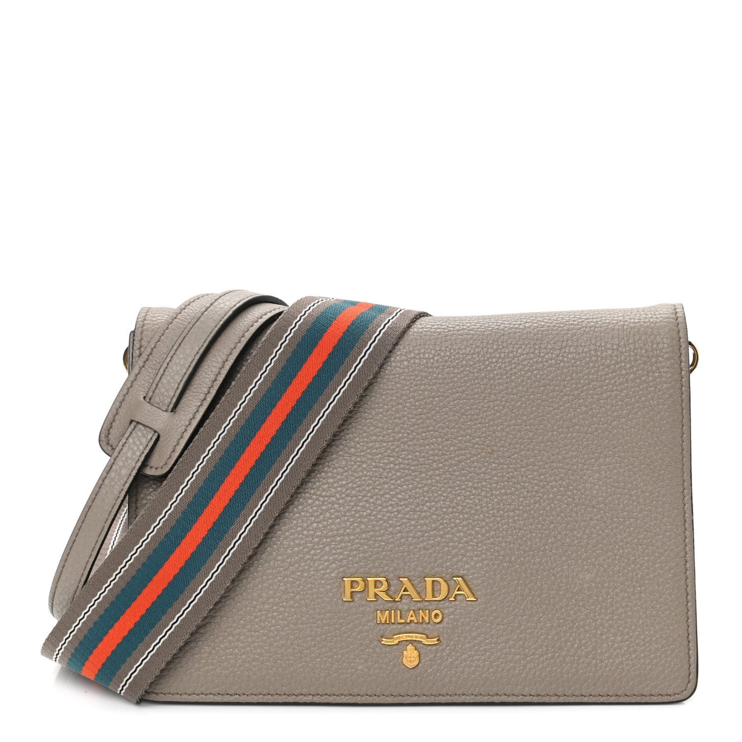 Vitello Daino Flap Crossbody Argilla
