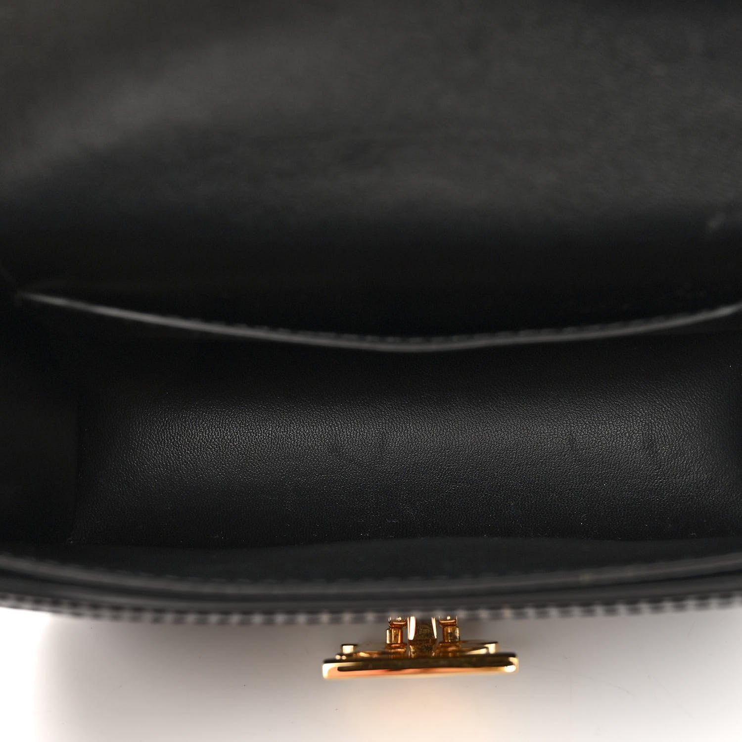 Burberry Lambskin Embossed Monogram TB Bum Bag Black 5 of 9