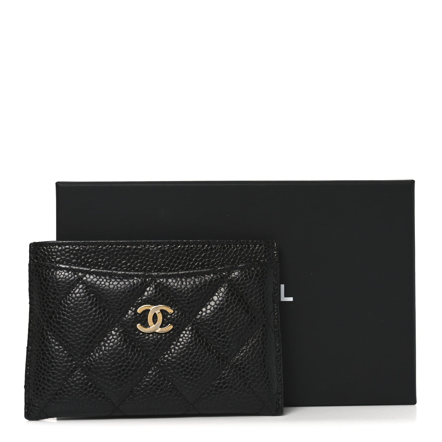 Chanel Caviar Quilted Card Holder Black 8 of 8