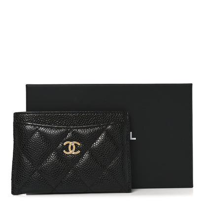Chanel Caviar Quilted Card Holder Black 8 of 8