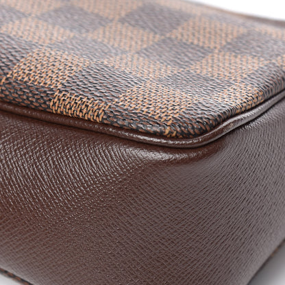 Louis Vuitton Damier Ebene Trousse Make Up Bag Pochette 11 of 12