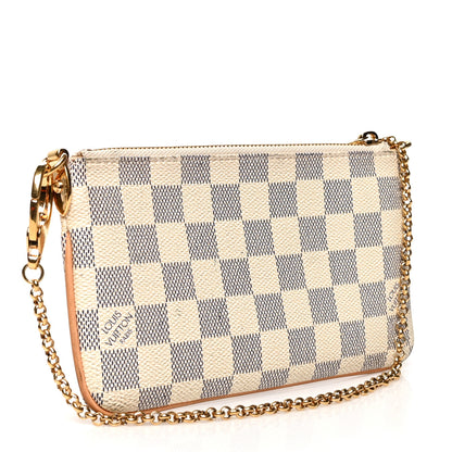 Louis Vuitton Damier Azur Pochette Milla MM 3 of 13