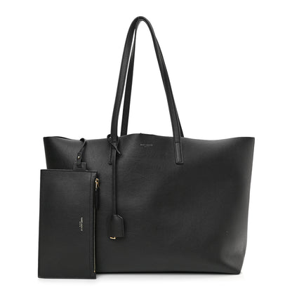 Saint Laurent Calfskin Large Shopping Tote Black 1 of 10