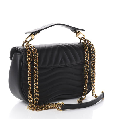 Louis Vuitton Calfskin New Wave Chain MM Black 2 of 8