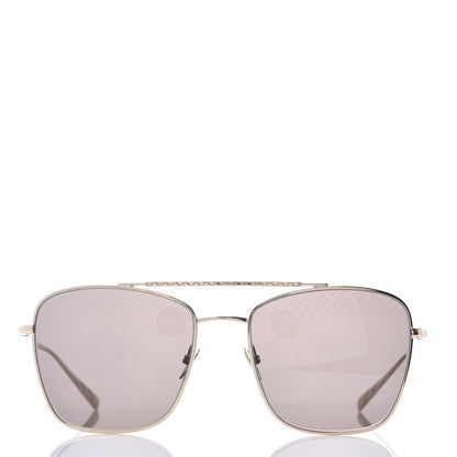Chanel Metal Pilot Sunglasses 4256 Gold Grey 3 of 7
