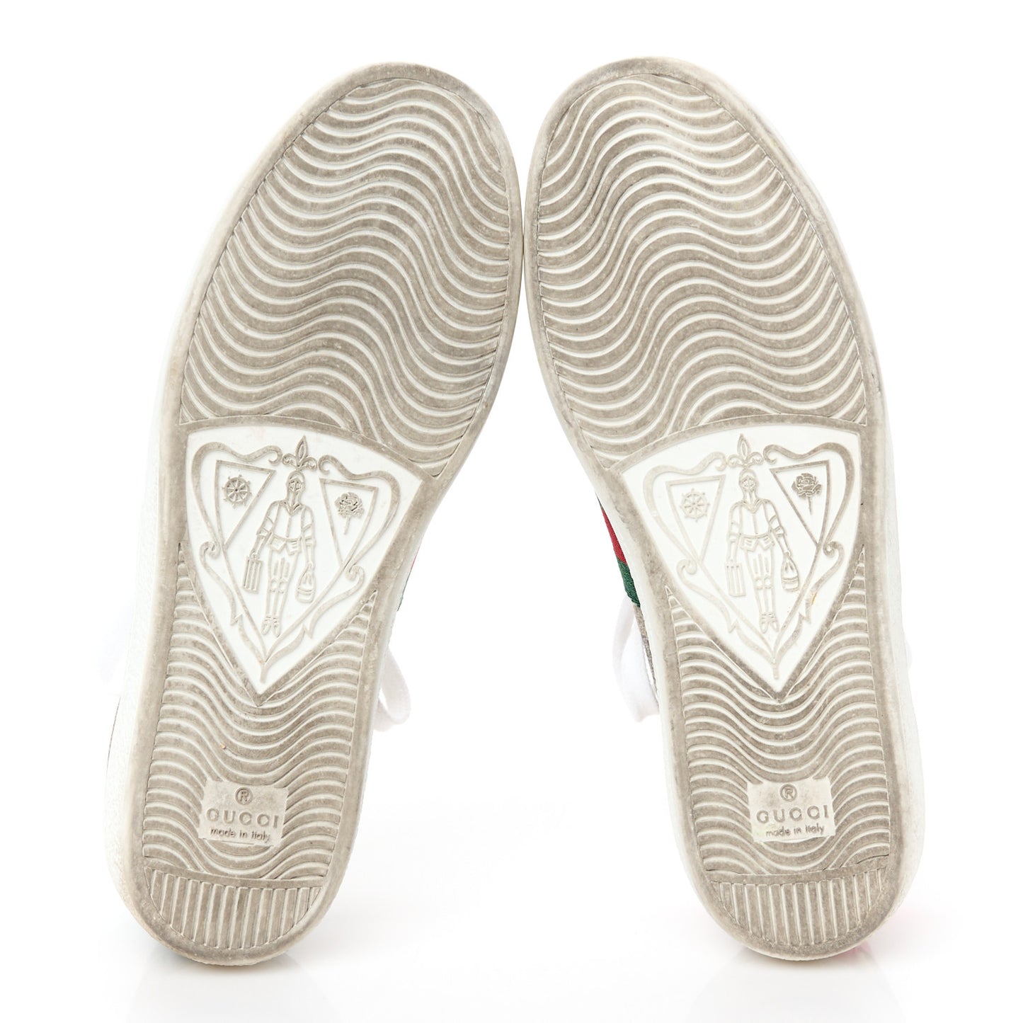 GG Supreme Monogram Bees Ayers Web Womens Ace Sneakers 37 Beige Oro Green Red