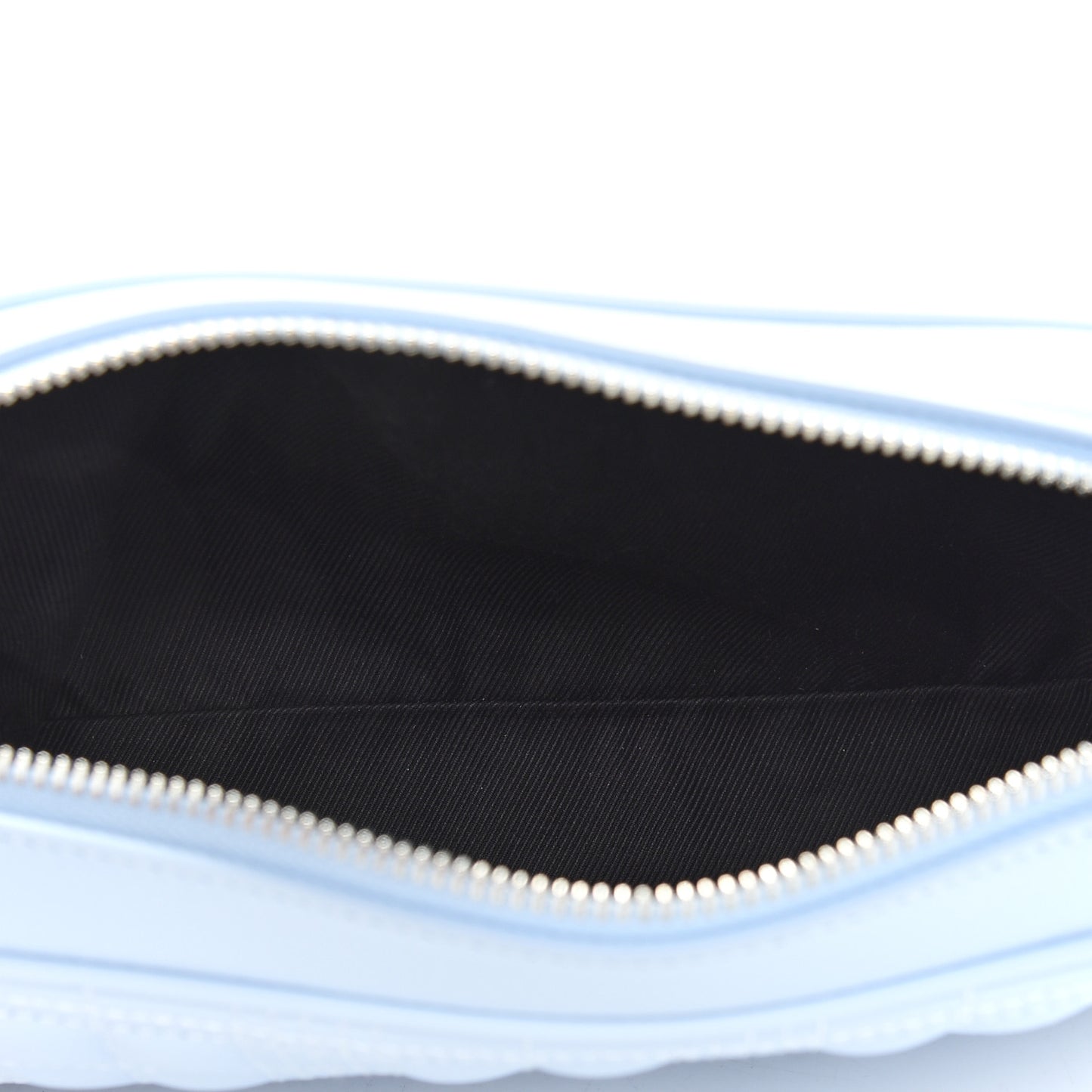 Lambskin Quilted Camera Bag Pale Blue