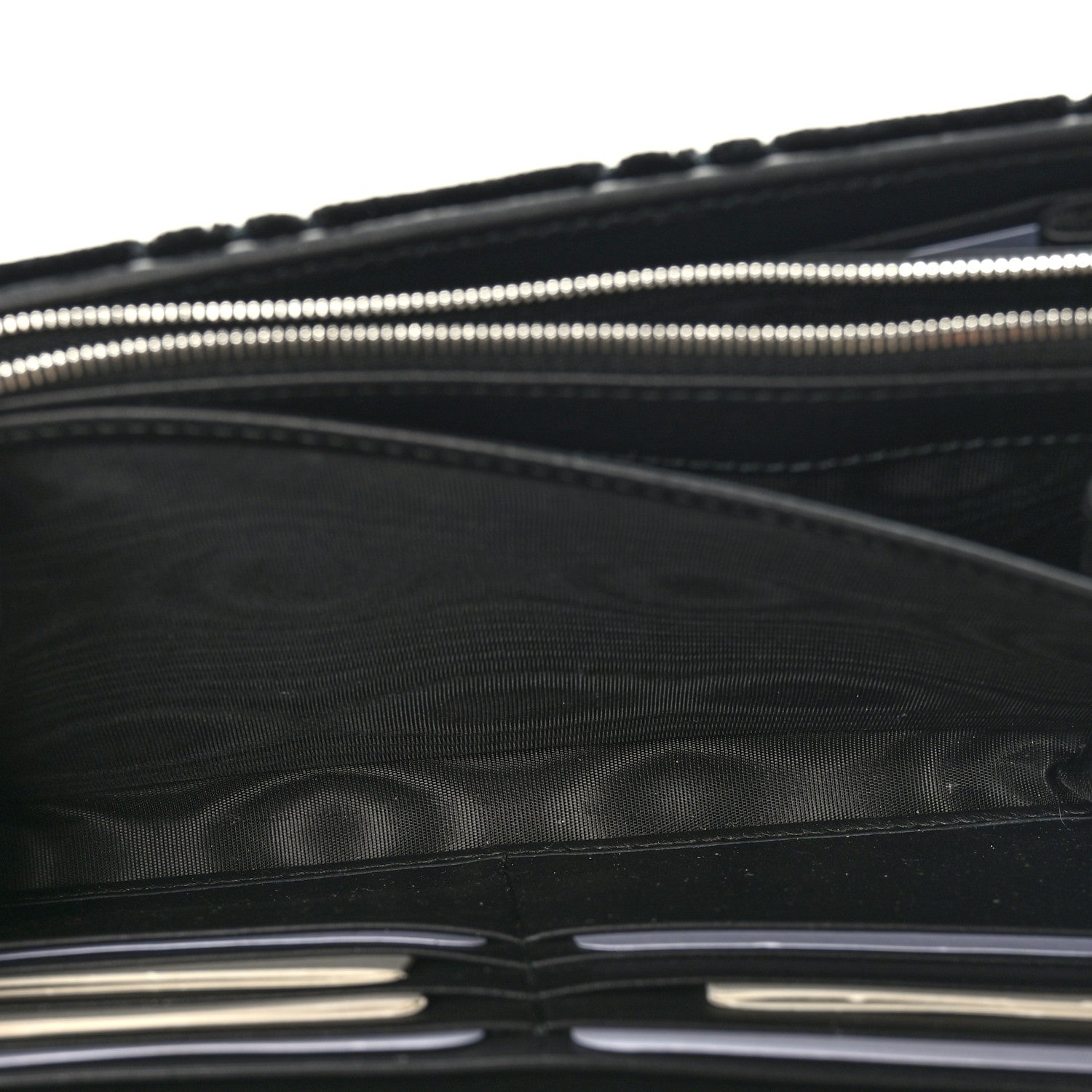 Gucci Velvet GG Monogram Mini Dionysus Chain Wallet Black 5 of 10