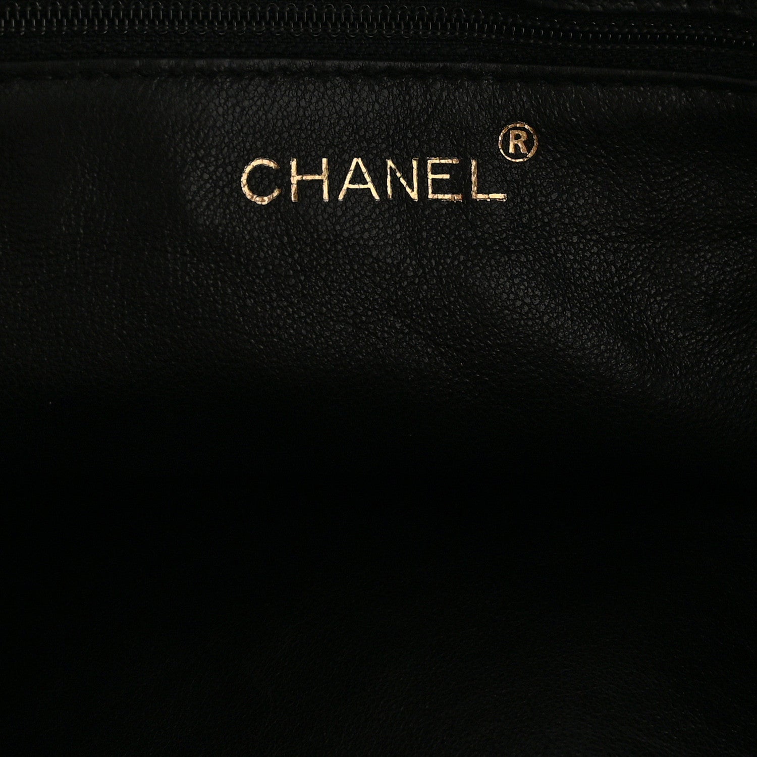 Chanel Caviar Quilted Wood XL Grand Shopping Tote GST Black 6 of 12