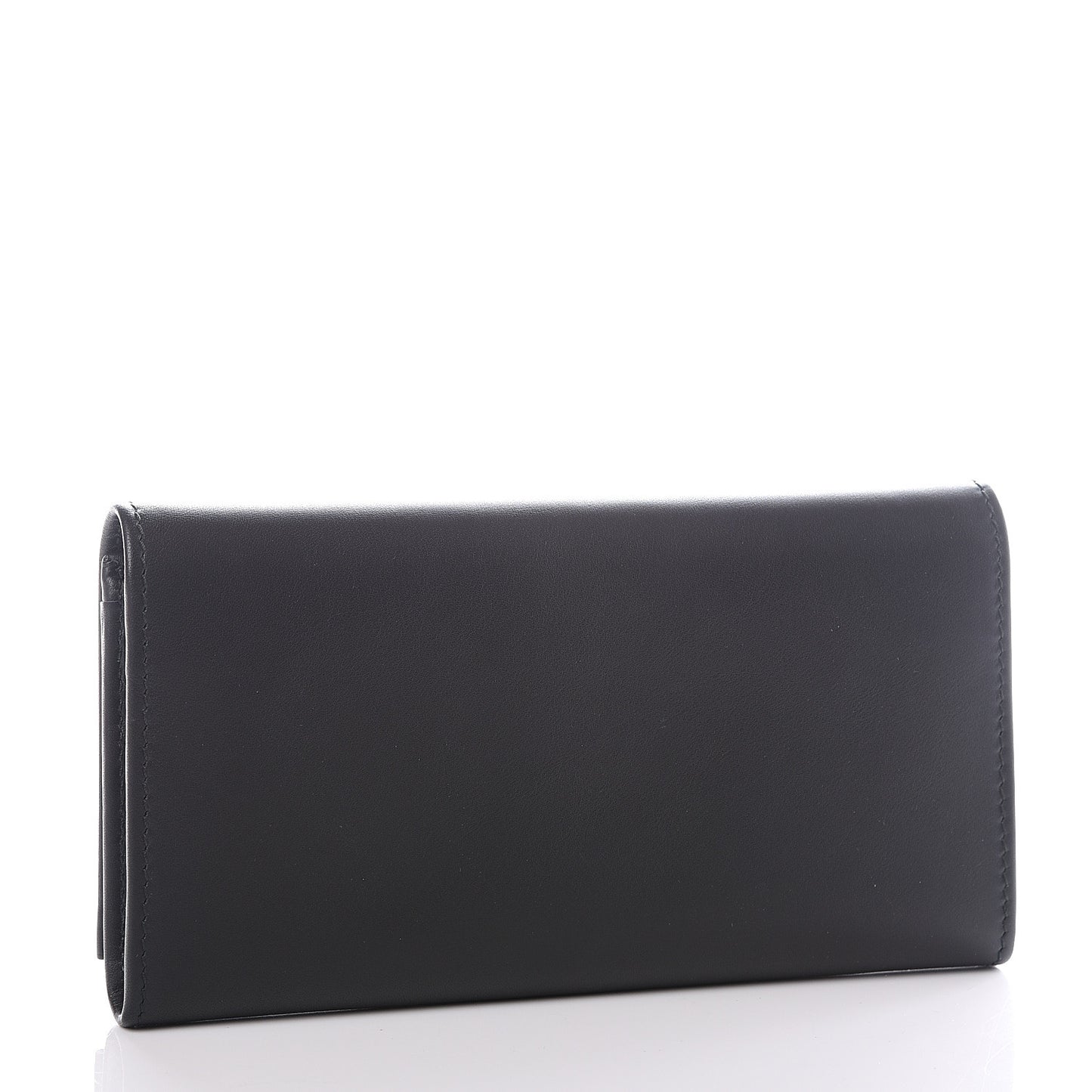 Calfskin Swarovski Crystal GG Sparkling Flap Wallet Black
