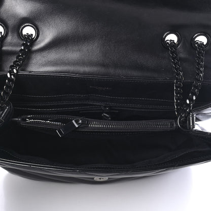 Saint Laurent Calfskin Y Quilted Monogram Medium Loulou Chain Satchel Black 4 of 4