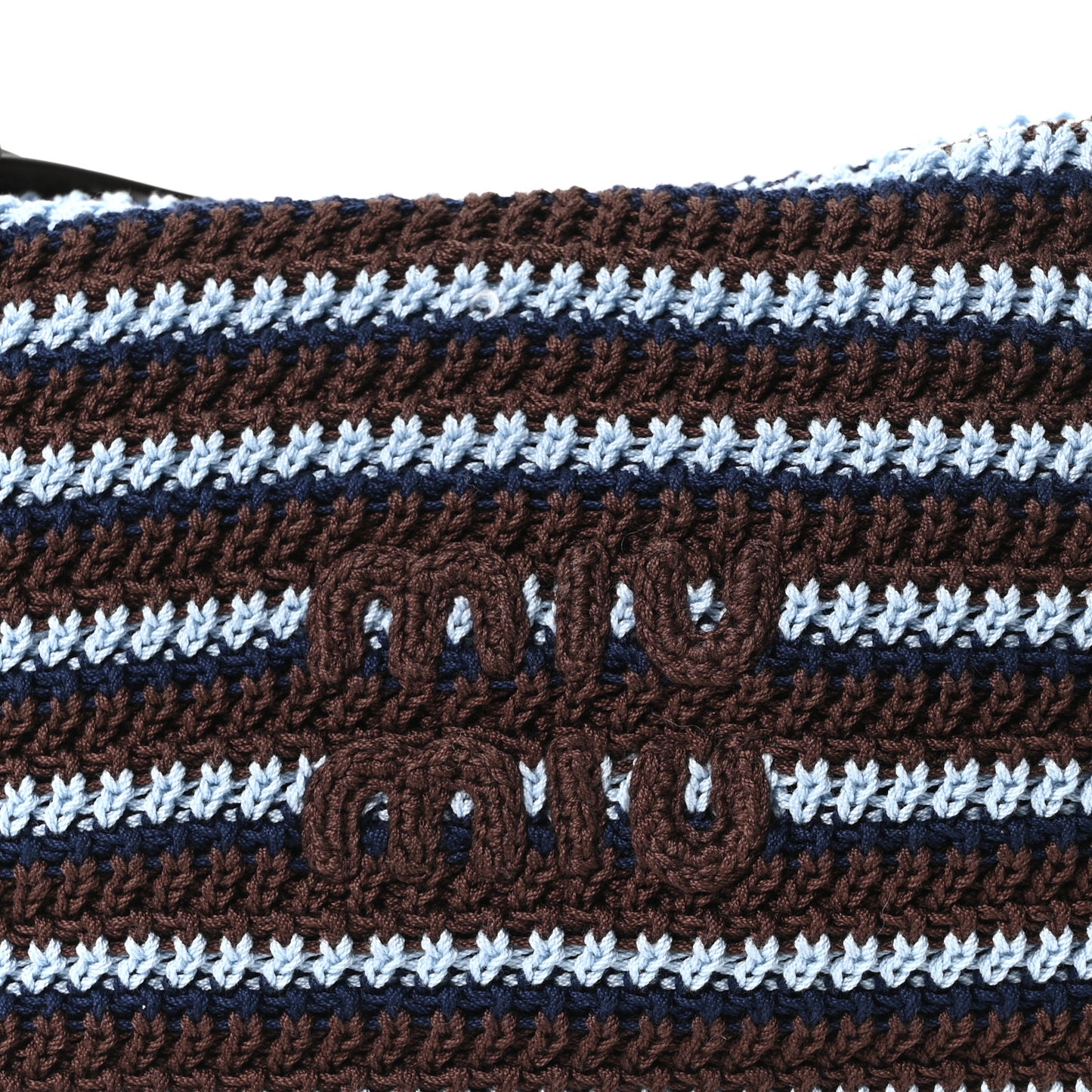 Fabric Crochet Mini Spirit Bag Cacao Celeste