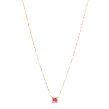 Cartier 18K Pink Gold Pink Tourmaline C De Cartier Pendant Necklace 1 of 5