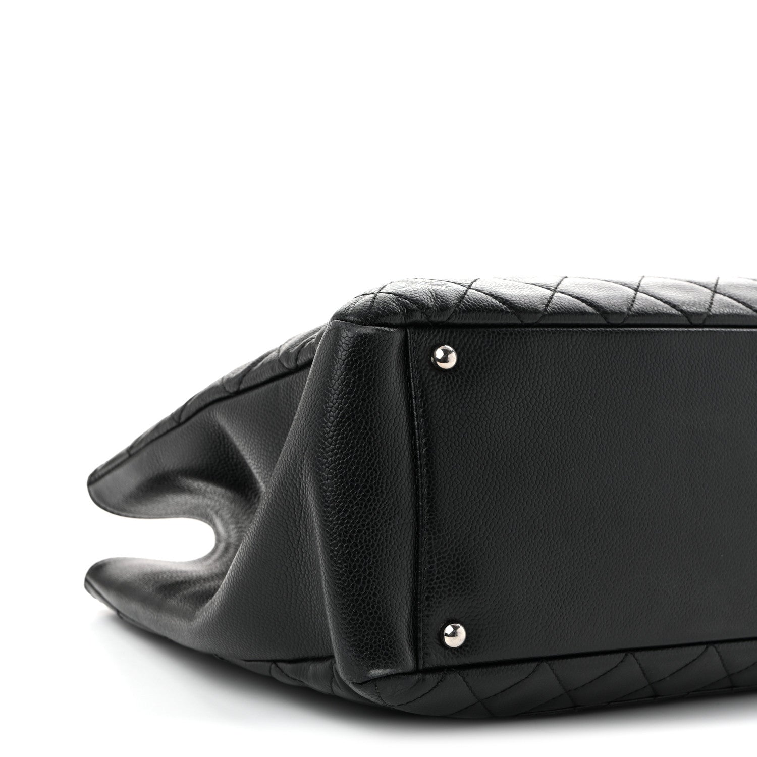 Chanel Caviar Quilted XL Grand Shopping Tote GST Black 9 of 10