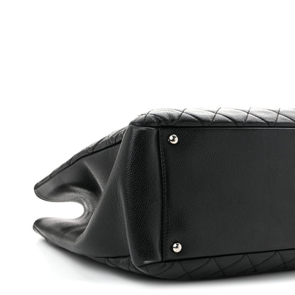 Chanel Caviar Quilted XL Grand Shopping Tote GST Black 9 of 10