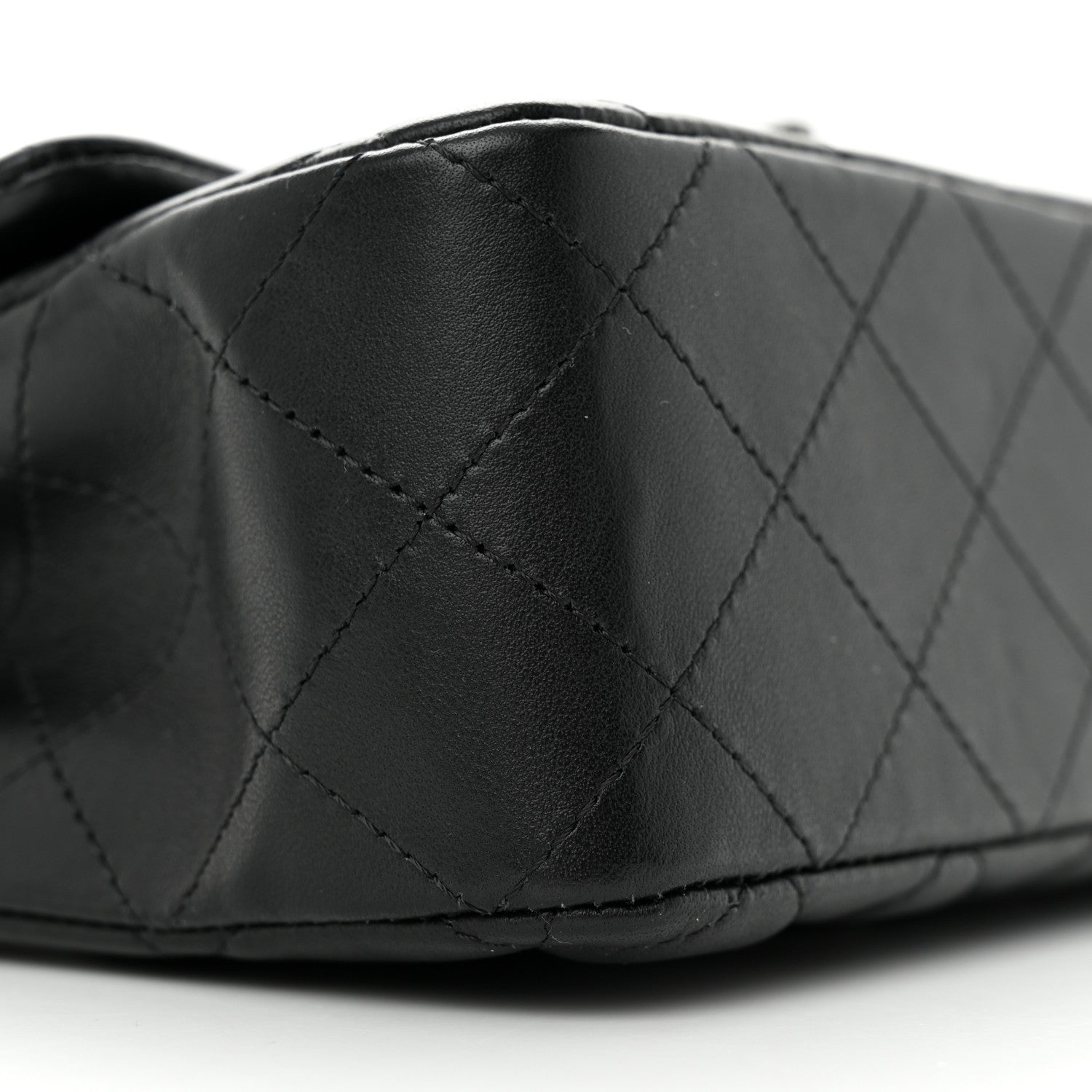 Chanel Lambskin Quilted Mini Rectangular Flap So Black 9 of 11