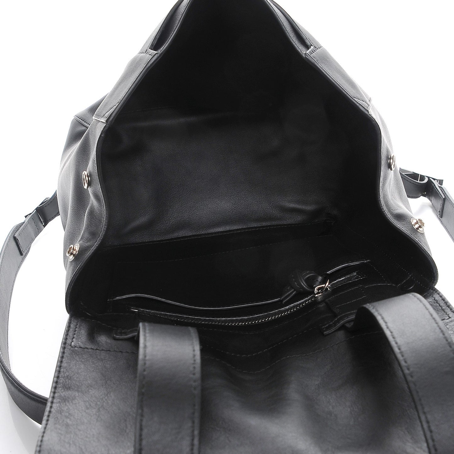 Calfskin PS Courier Backpack Black