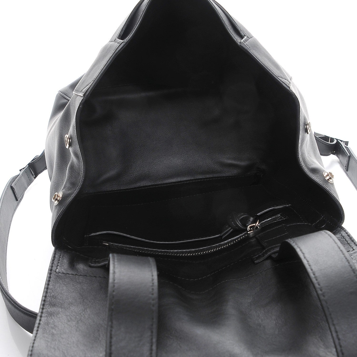 Proenza Schouler Calfskin PS Courier Backpack Black 5 of 7