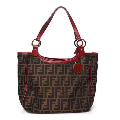 Fendi Zucca Small Chef Shopping Tote Tobacco Granada 1 of 9