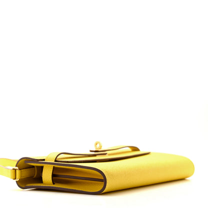 Hermes Epsom Kelly Wallet To Go Jaune De Naples 9 of 10