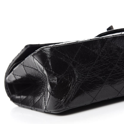 Chanel Glazed Calfskin Quilted 2.55 Reissue 226 Flap So Black 6 of 11
