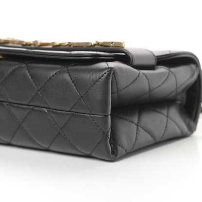 Chanel Calfskin Quilted Enchained Flap Black 10 of 11