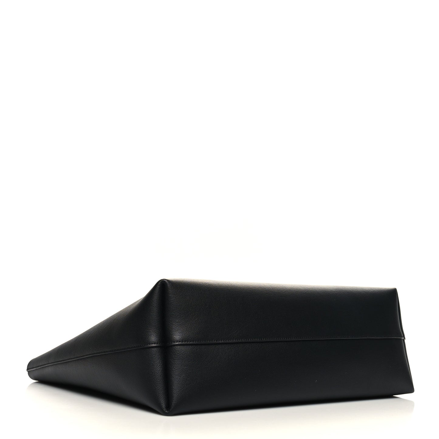 Calfskin Large Shopping Tote Black