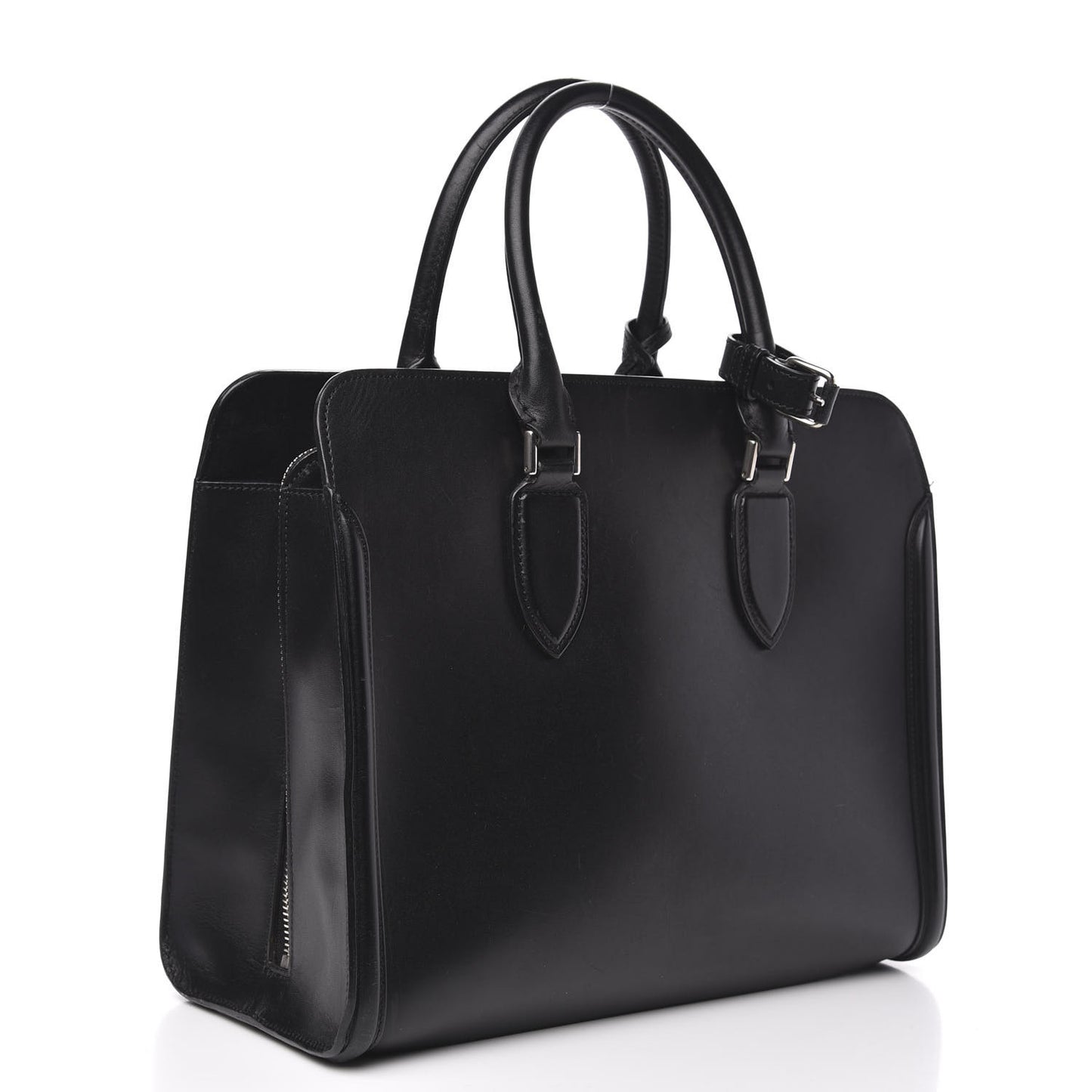 Calfskin Heroine Open Tote Black