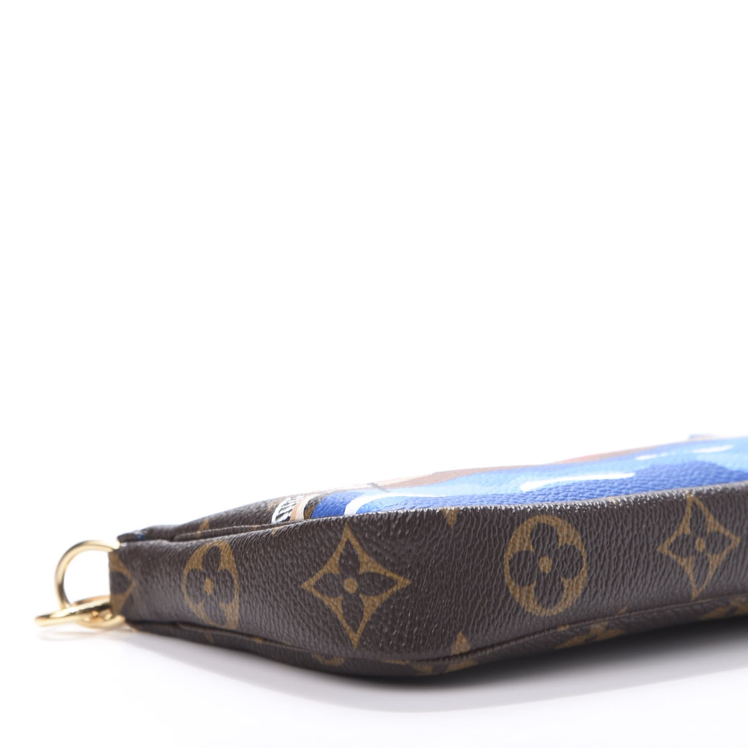 Louis Vuitton Monogram 2019 Christmas Animation Mini Venice Pochette Accessories Blue 7 of 10