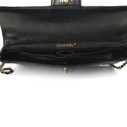 Chanel Lambskin East West Chocolate Bar Flap Black 4 of 8