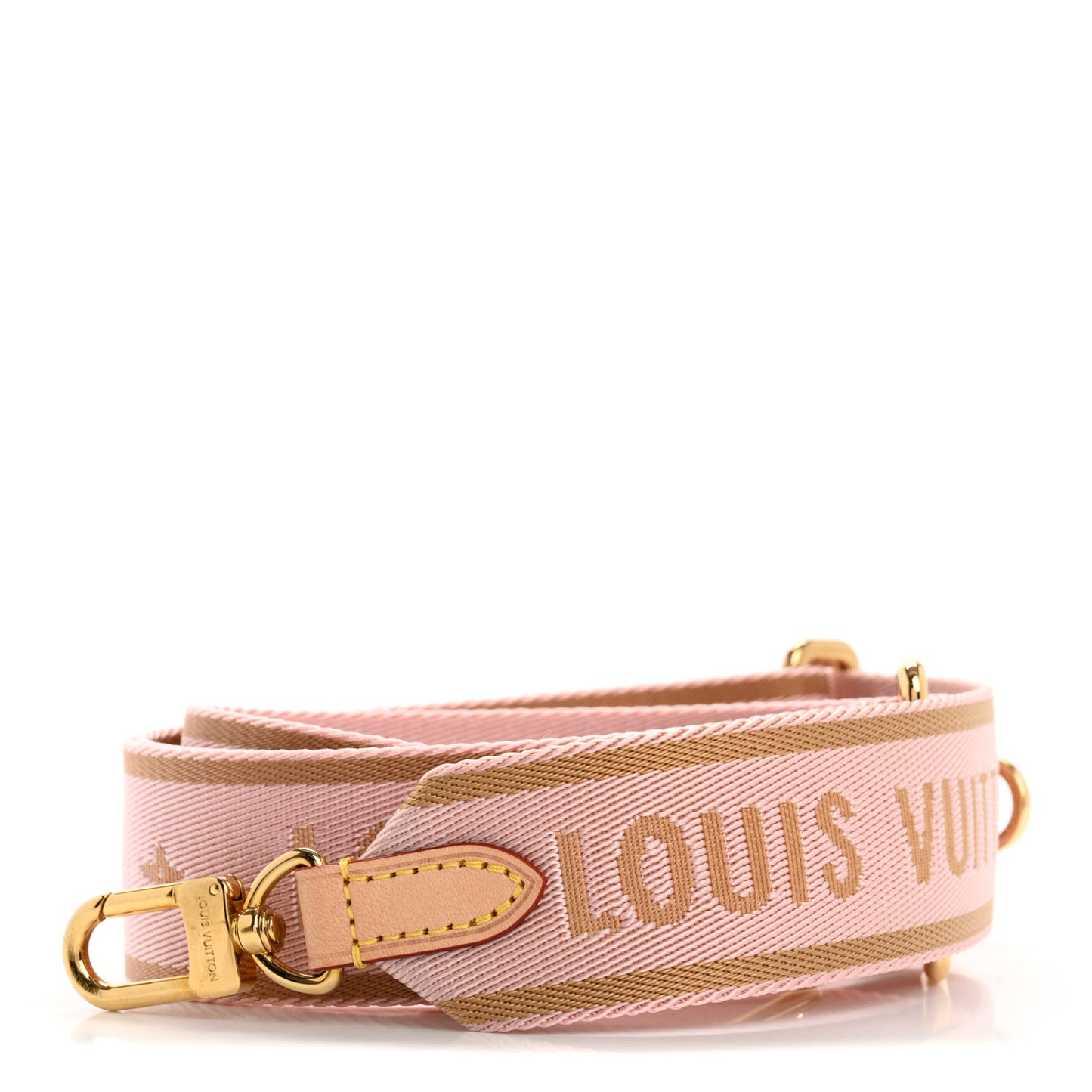Monogram Multi Pochette Accessories Bandouliere Shoulder Strap Rose Clair