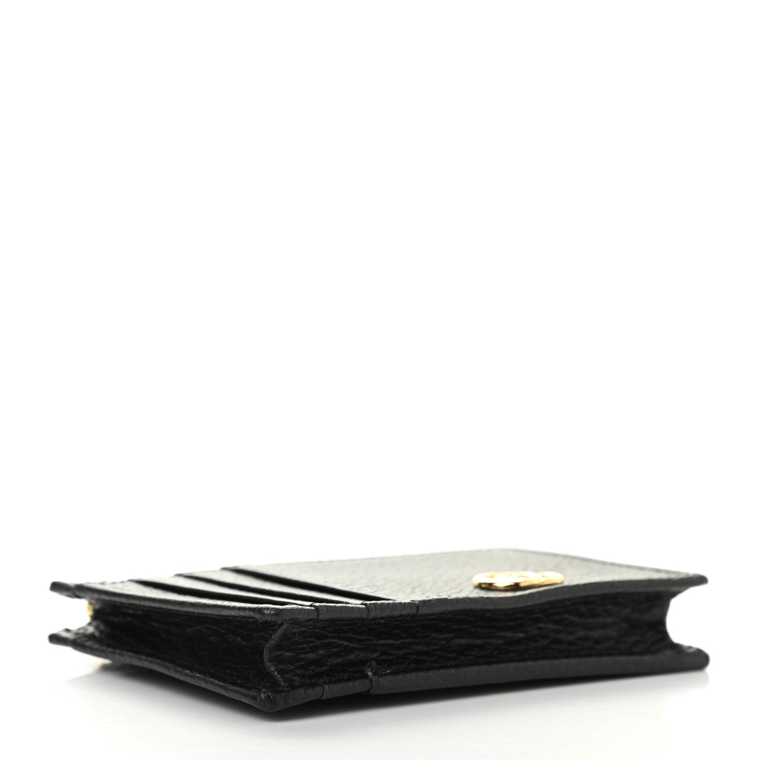 Gucci Dollar Calfskin GG Marmont Coin Case Card Holder Black 4 of 11