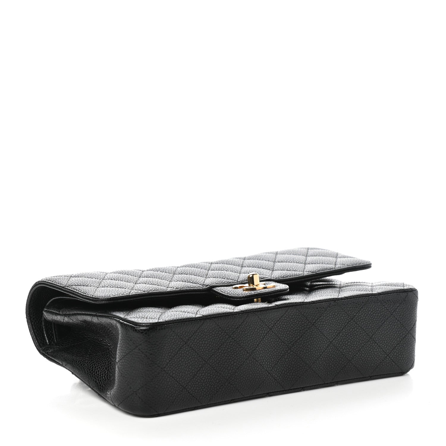 Chanel Caviar Quilted Medium Double Flap Black 3 of 10