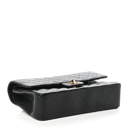 Chanel Caviar Quilted Medium Double Flap Black 3 of 10