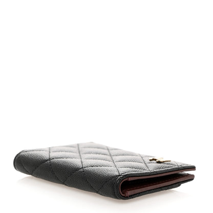 Chanel Caviar Quilted Card Holder Wallet Black 4 of 8