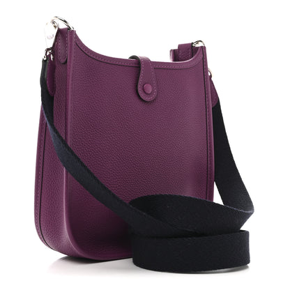 Hermes Taurillon Maurice Amazone Evelyne TPM Anemone Blue Indigo 3 of 11