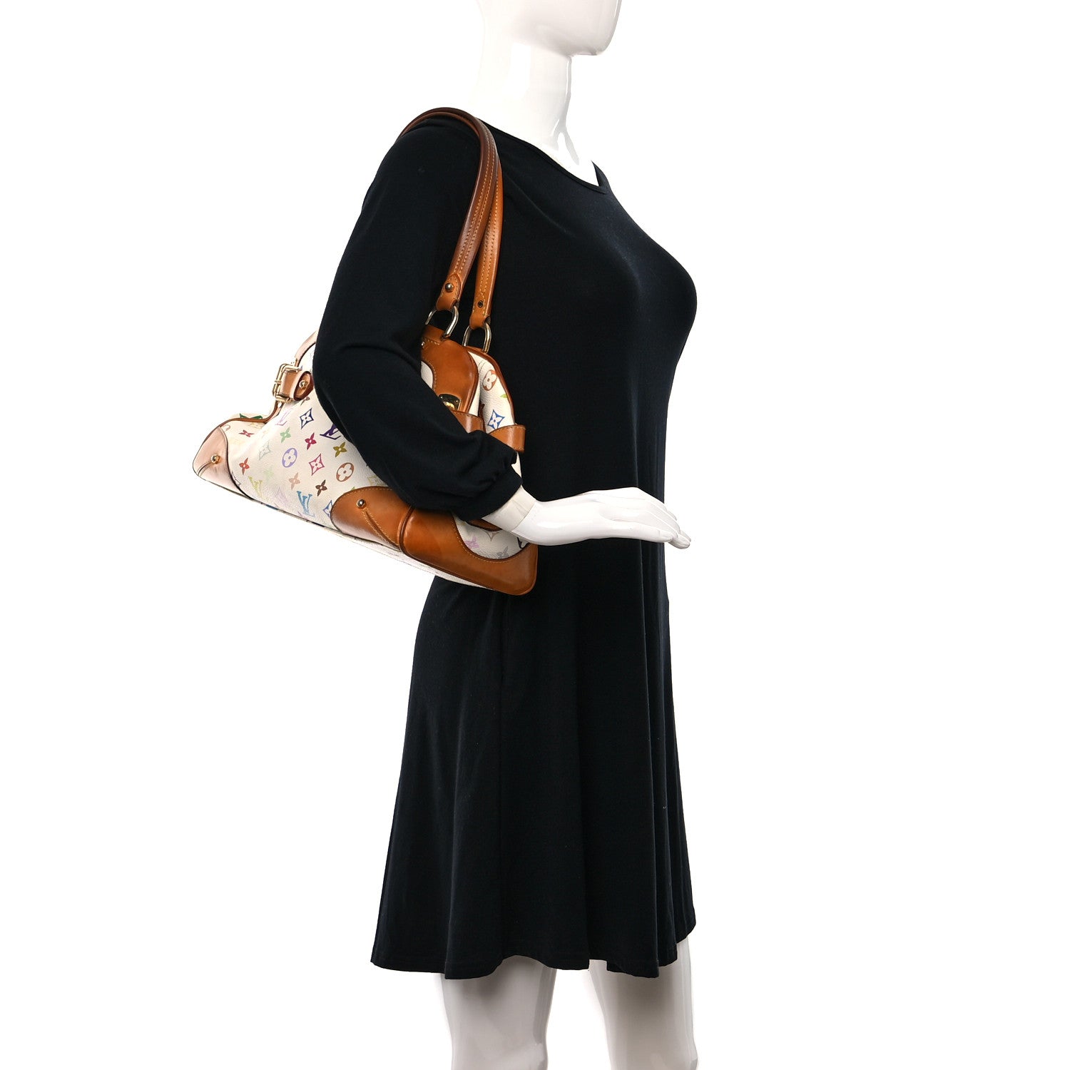 Louis Vuitton Monogram Multicolor Claudia White 2 of 10