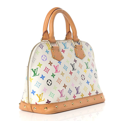 Louis Vuitton Monogram Multicolor Alma White 3 of 17