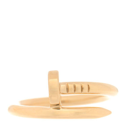 Cartier 18K Yellow Gold Juste Un Clou Ring 56 7.5 1 of 5