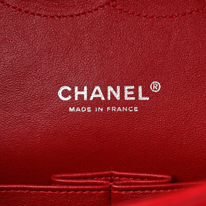 Chanel Patent Quilted Maxi Double Flap Red 6 of 14