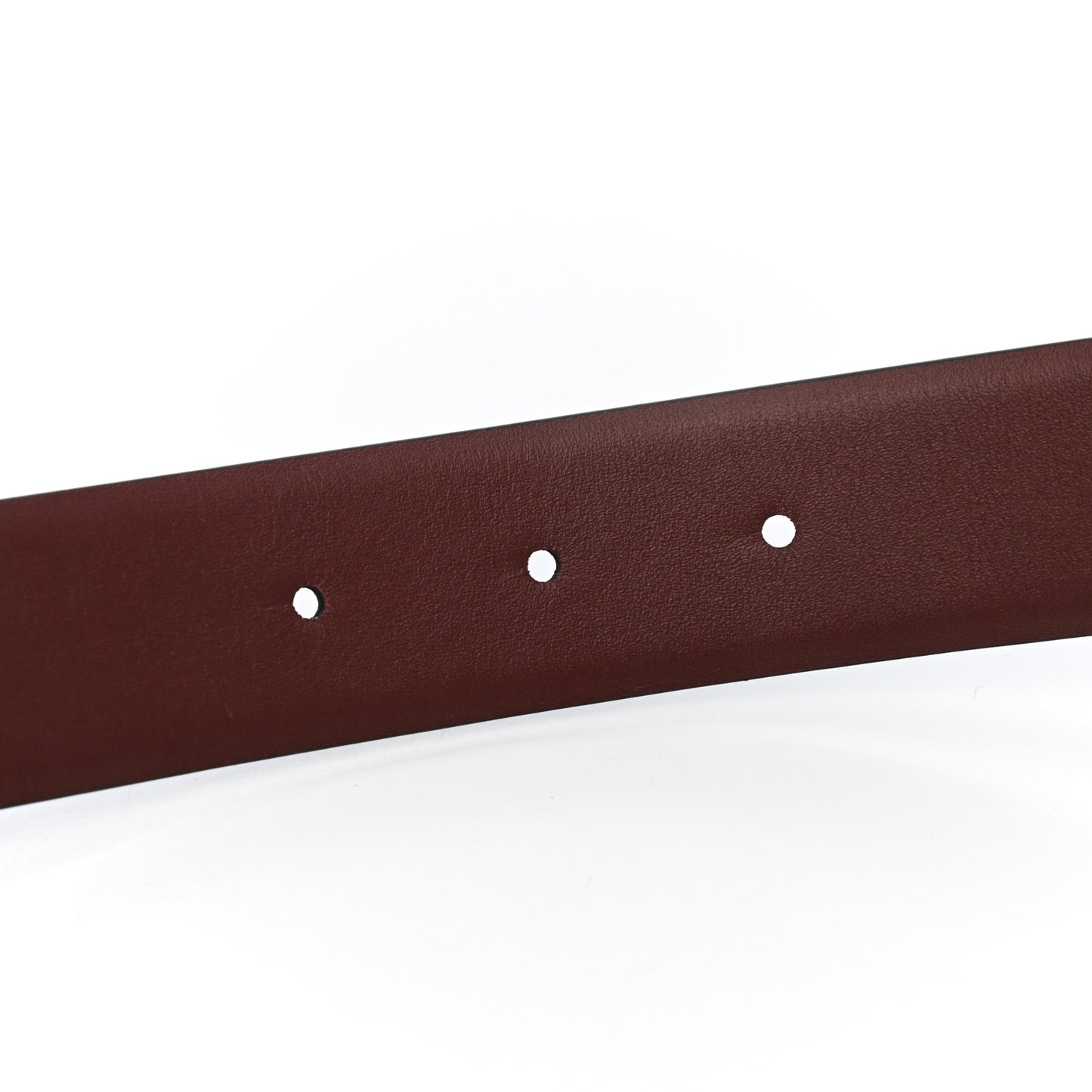 Calfskin CC Reversible Belt 80 32 Black Burgundy
