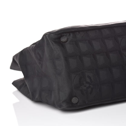Chanel Nylon Large Travel Tote Black 8 of 13