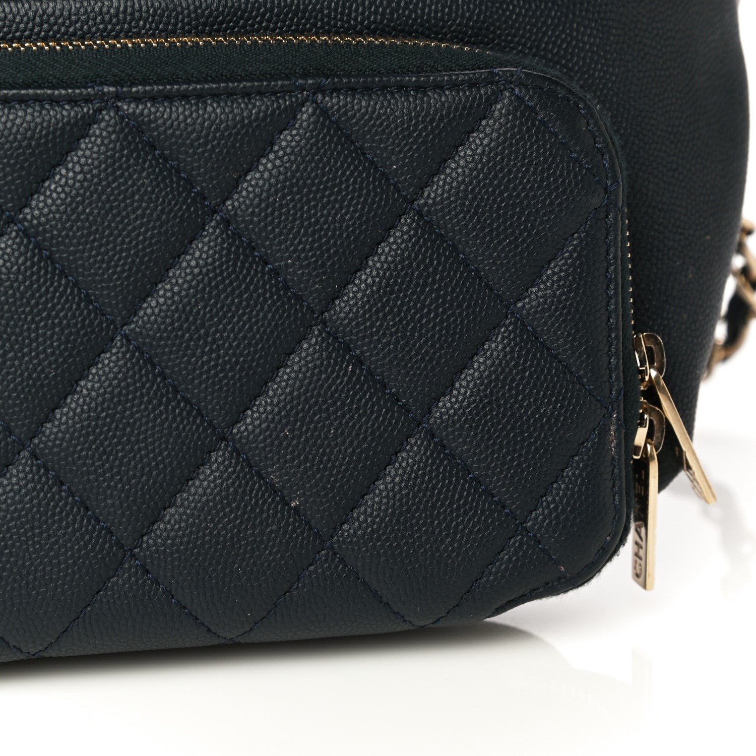 Chanel Caviar Quilted Business Affinity Waist Belt Bag Navy 11 of 14